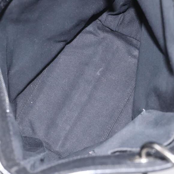 GUCCI GG Canvas Tote Bag Black Silver - Picture 16 of 16